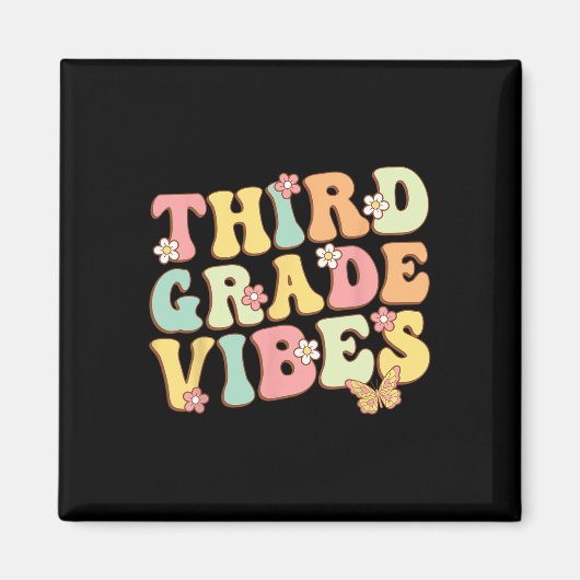 Grade Vibes Hello Team 3年生先生キッズリター マグネット (正面)