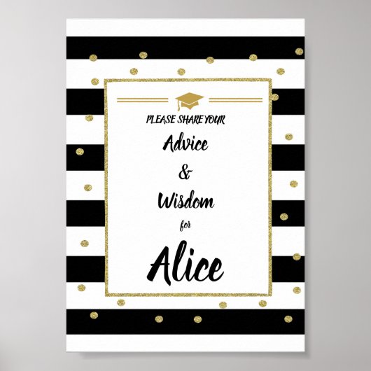 GRADETATionサインアドバイスと知恵 ポスター (正面)