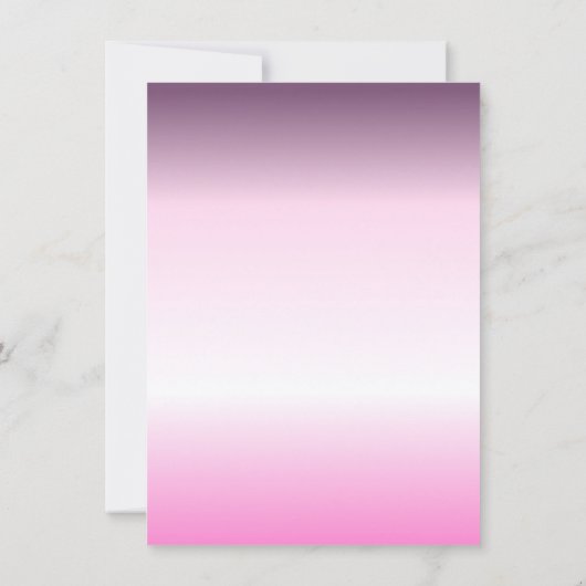 Gradient background サンキューカード (裏面)