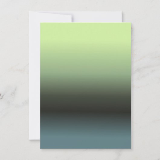 Gradient background サンキューカード (裏面)