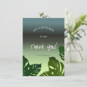 Gradient background サンキューカード (スタンド正面)