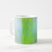 Gradient blue and green textured コーヒーマグカップ (正面左)