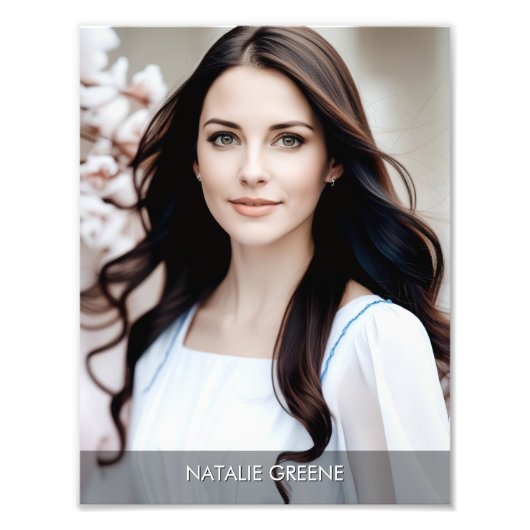 Gradient Border 8.5x11 Photogenic Photo Print フォトプリント (正面)