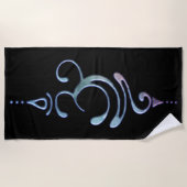 Gradient Breathe ビーチタオル (正面)