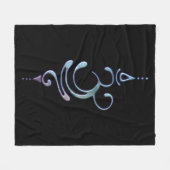 Gradient Breathe フリースブランケット (正面(横))