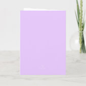 Gradient Coffee Lover Folded Greeting Card カード (裏面)