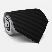 Gradient Cool Stylish Trendy Black & White Stripes ネクタイ (ロール)