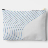 Gradient dynamic curve Abstract minimal Monogram  アクセサリーポーチ (裏面)