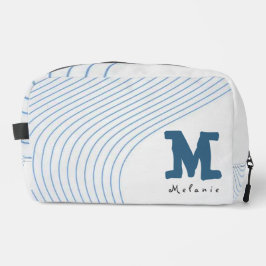 Gradient dynamic curve Abstract minimal Monogram  ドップキット