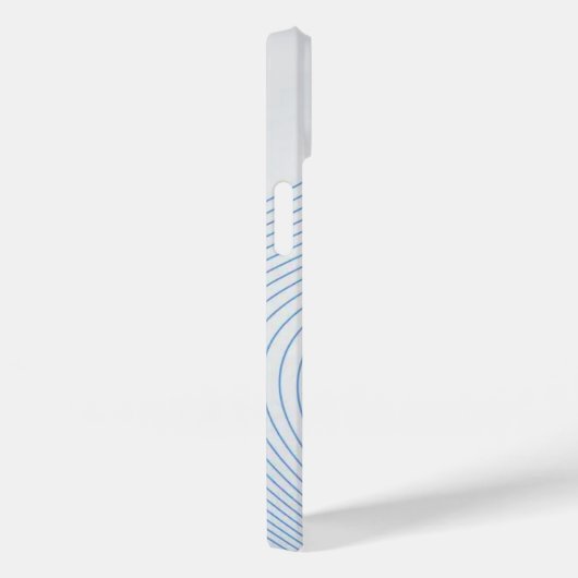 Gradient dynamic curve Abstract minimal Monogram  Case-Mate iPhoneケース (裏面 / 右)