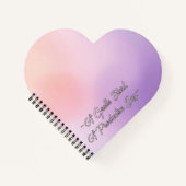 Gradient Field - Modern Cover Art ノートブック (正面)