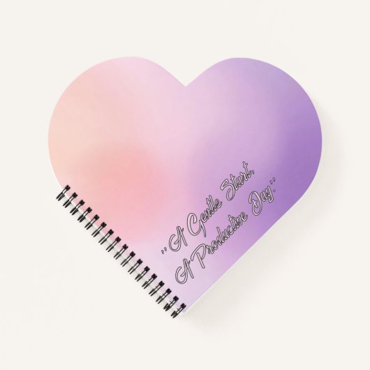 Gradient Field - Modern Cover Art ノートブック (正面)