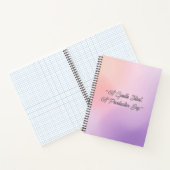 Gradient Field  - Modern Cover Art ノートブック (内部)