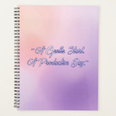 Gradient Field - Modern Cover Art プランナー手帳 (正面)