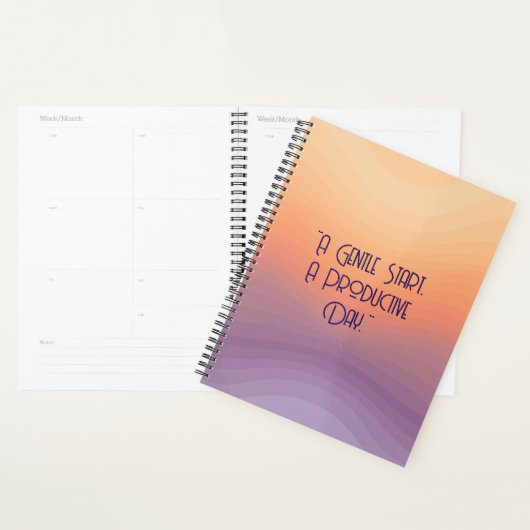 Gradient Field - Modern Cover Art プランナー手帳 (ディスプレー)