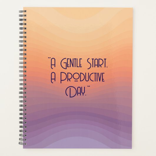 Gradient Field - Modern Cover Art プランナー手帳 (正面)