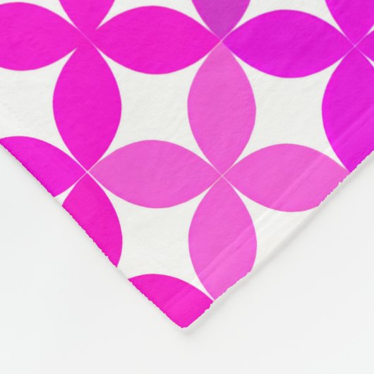 Gradient Geometric Seamless Pattern フリースブランケット (角)