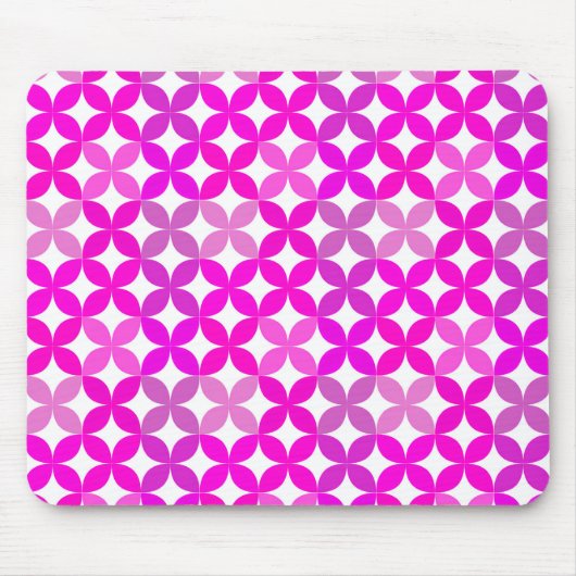 Gradient Geometric Seamless Pattern マウスパッド (正面)