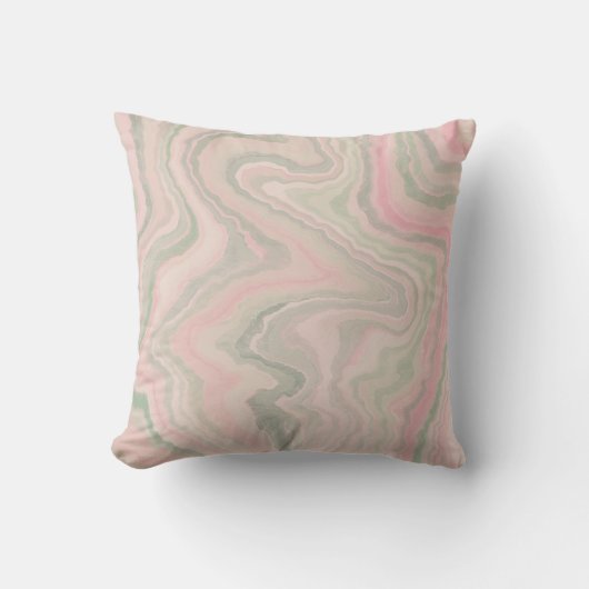 Gradient Grain Throw Pillow – Minimalist  クッション (正面)