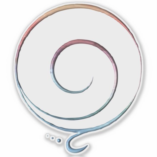 Gradient Gratitude シール (正面)