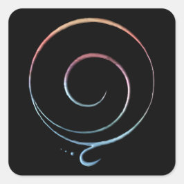 Gradient Gratitude スクエアシール