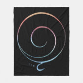 Gradient Gratitude フリースブランケット (正面)