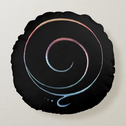 Gradient Gratitude ラウンドクッション (正面)