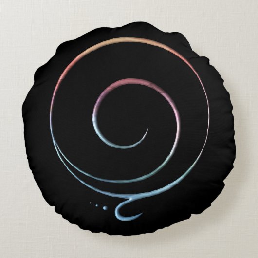 Gradient Gratitude ラウンドクッション (裏面)