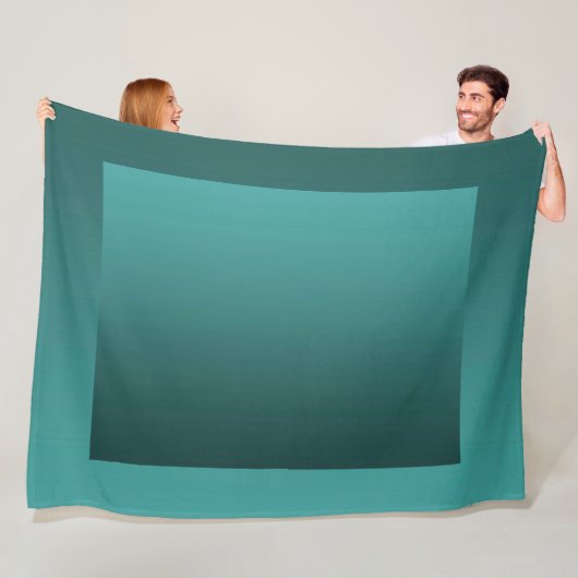 Gradient Green - deep to light | Mood Background | フリースブランケット (インサイチュ)