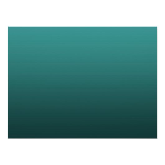 Gradient Green - deep to light | Mood Background | ポスター (正面)