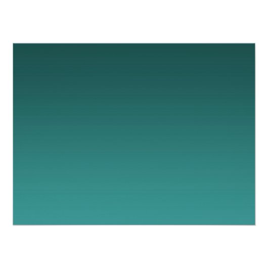 Gradient Green - light to deep | Mood Background | ポスター (正面)