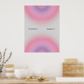 Gradient | Inspirational & decorative art ポスター (キッチン)