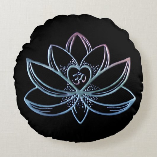 Gradient Lotus  ラウンドクッション (正面)