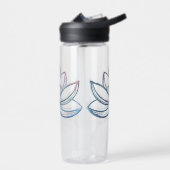 Gradient Lotus water bottle ウォーターボトル (左面)