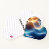 Gradient Mesh 3D Art | Modern Digital Design ノートブック (内部)