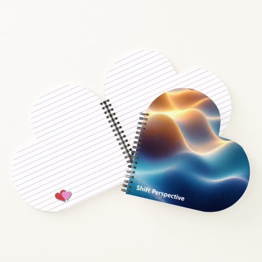 Gradient Mesh 3D Art | Modern Digital Design ノートブック (内部)