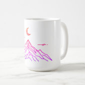 Gradient Mug “Vivid Peaks & Moon” コーヒーマグカップ (正面右)