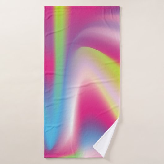 Gradient multicolored backgroundabstract, art, bac バスタオル (バスタオル)