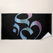 Gradient Om ビーチタオル (正面)