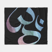 Gradient Om フリースブランケット (正面(横))