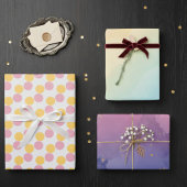 gradient party watercolor pink Aesthetic Birthday  ラッピングペーパーシート