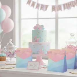 gradient party watercolor pink Personalized  フェイバーボックス