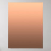 Gradient Peach - deep to light | Seasonal Moods |  ポスター (正面)