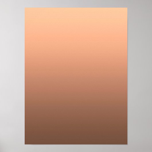 Gradient Peach - deep to light | Seasonal Moods |  ポスター (正面)