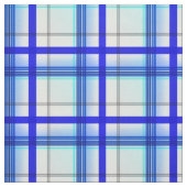 Gradient PlaidモダンのAzure Blue Tonesの確認 ファブリック (見本)