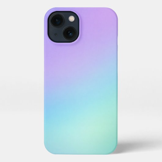 Gradient purple lavender iPhoneケース (裏面)