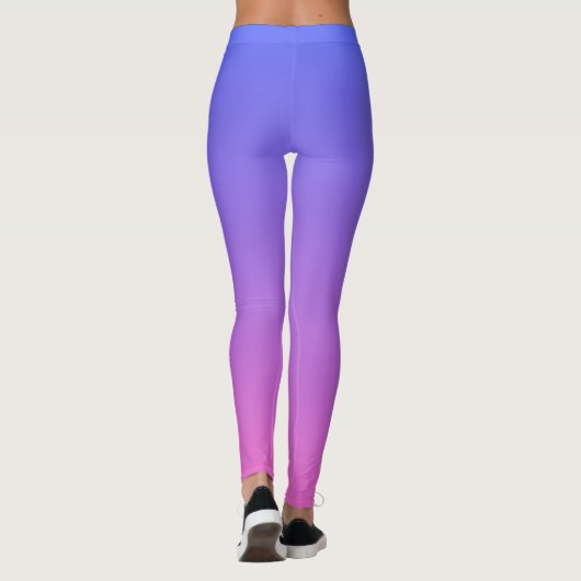 Gradient Purple Leggings - Stylish & Comfortable レギンス (裏面)