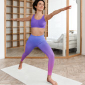 Gradient Purple Leggings - Stylish & Comfortable レギンス