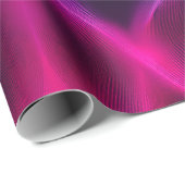 Gradient Purple Pink Fusion Dark Abstract Pattern ラッピングペーパー (ロールコーナー)