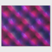 Gradient Purple Pink Fusion Dark Abstract Pattern ラッピングペーパー (フラット)